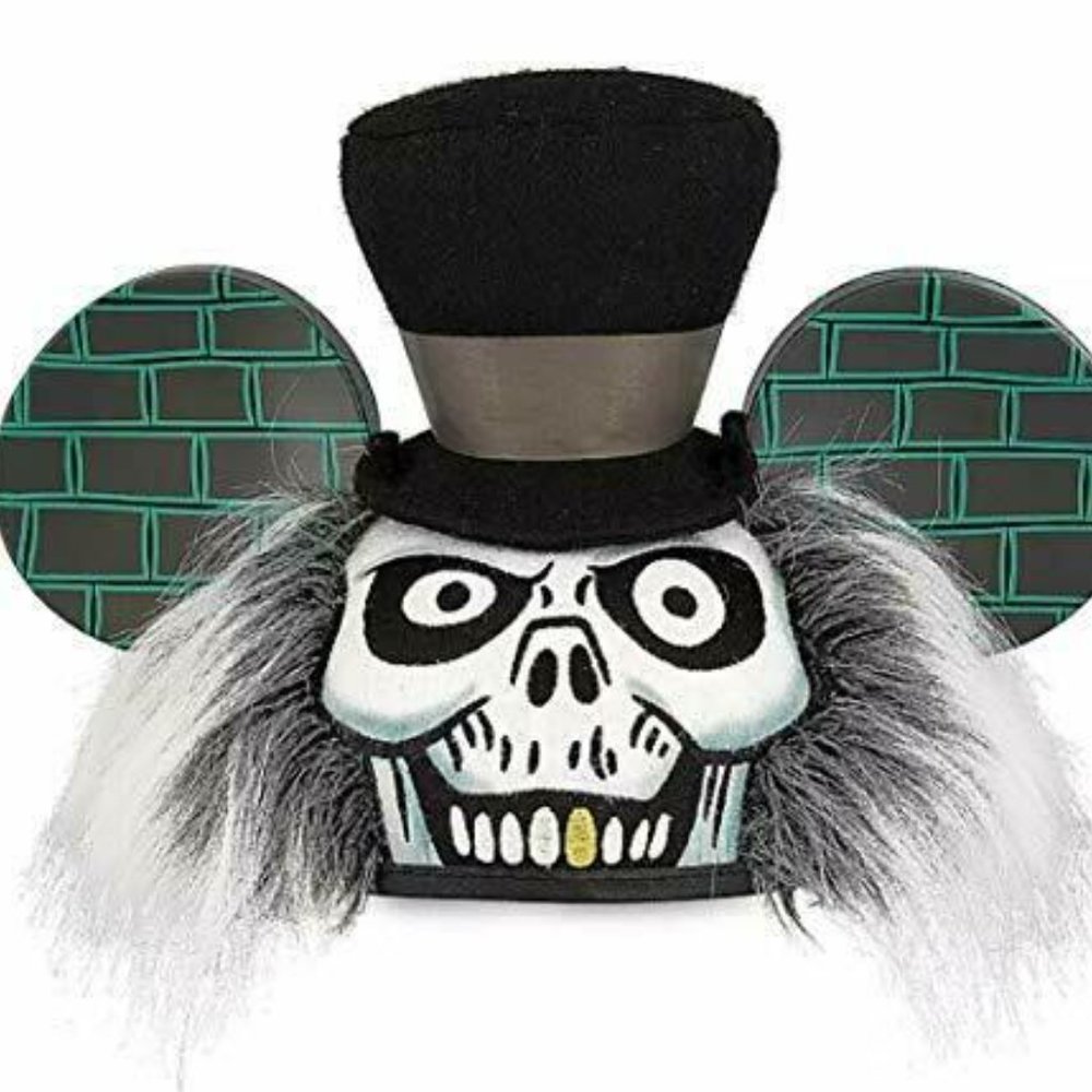 Disney Haunted Mansion Hatbox Ghost Mickey Ears (NWT)